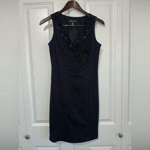 INC International Concepts Sleeveless Beaded Midi Dress Size 6